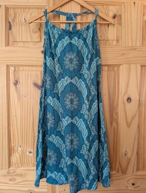 Prana Quinn Breathe Racerback Halter Dress Size Medium